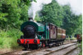 Cranford leaves Dilhorne Park with the "Knotty Heritage Train"