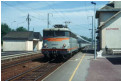 Classic French passenger train at Questembert (no. 25210)