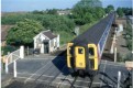 421 set no 1871 on the level crossing, Ashford