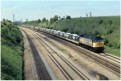 47 314 with a tunnel-bound car train, Didcot