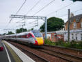 Southbound - Azuma zooming at Dunbar