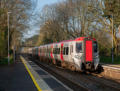 Shortly before 8.00am - northbound 197s at Church Stretton