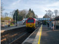 Here's our train - 67 022 in charge
