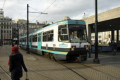 Tram 1014 at Piccadilly Gardens