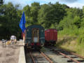 Nantmawr's new platform and buffet car