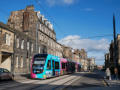 Tram in Leith streets