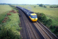 Southbound HST 254 014, Belford, 12 July 1978