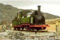 Festiniog Railway &quot;Princess&quot; on the plinth, Blaenau Ffestiniog