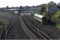 158 755 leaves the junction; the 31s roll slowly through