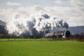 70013 Oliver Cromwell near Strefford, Shropshire