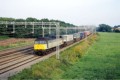 47 358 on a northbound freightliner, Slindon