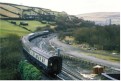 ...and sweeps around the curves towards Marsden station