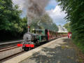 Steaming away from Port Soderick