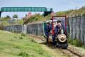 "It's behind you" A main line service creeps up behind Cagney