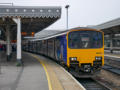 150001 - the original prototype 150, built as a 3-car set, on  Sheffield-Leeds service