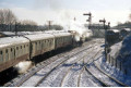 A big black loco at Bridgnorth