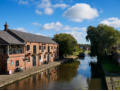 ...over the Leeds and Liverpool Canal...