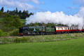 34052 "Lord Dowding" heads south near All Stretton