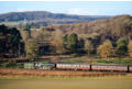 The 9F drifts towards Bewdley