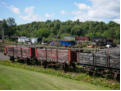 Wooden wagons in Marley Hill yard