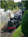 Northbound departure