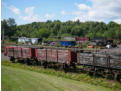 Wooden wagons in Marley Hill yard