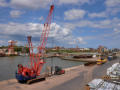 Active docks; disused tracks