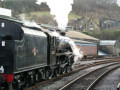 45212 runs round at Keighley