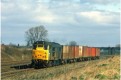 31 311 on a short container train, Copmanthorpe