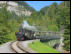 5 M PRITCHARD Waldebahnle U25 Bezau heads train over Sporenegg bridge