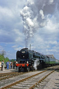 92203 "Black Prince" in action at Cranmore