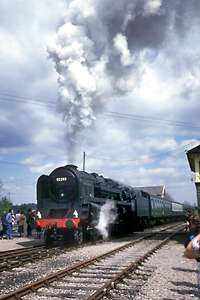 92203 "Black Prince" in action at Cranmore