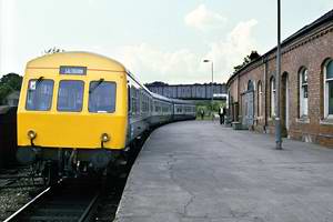 The remains of Bishop Auckland station