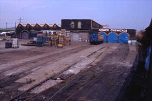 The former Dan-y-Graig shed